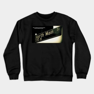 Main Street1, Los Angeles, California by Mistah Wilson Crewneck Sweatshirt